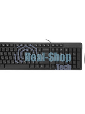 Комплект клавиатура+мышь A4Tech KK-3330 проводной, USB, 1200 DPI, чёрный