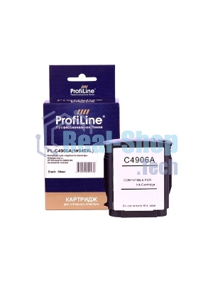 Картридж струйный ProfiLine PL-C4906A №940XL для принтеров HP Officejet Pro 8000/8500 Black пигмент