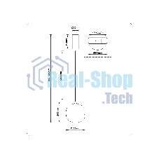 Подвесной светодиодный светильник Ambrella light LH11001 GD/FR золото/белый матовый 20W 3000K D180*200
