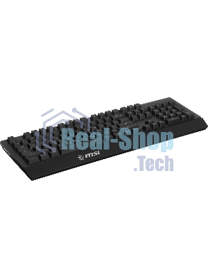 Клавиатура проводная MSI VIGOR GK20 RU черный USB Multimedia for gamer LED (подставка для запястий)