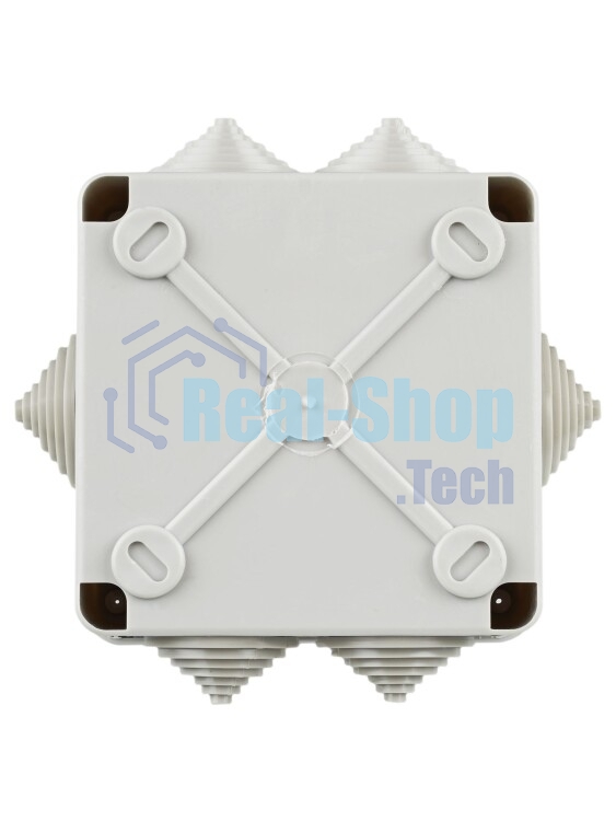 Коробка распаячная IEK КМ для о/п 100х100х45мм IP44 6 вводов (7035)
