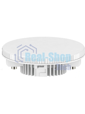 Лампа светодиодная Gauss 108008308 8Вт цок.: GX53 таблетка 150B 6500K св. свеч. бел. хол. GX53 (упак.: 1 шт)
