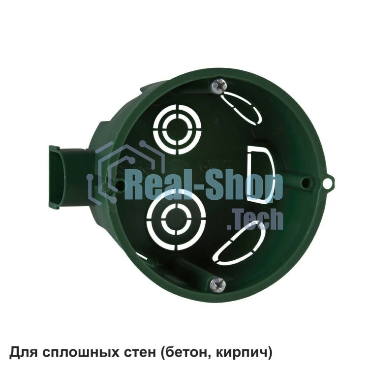 Установочная коробка для сплошных стен 65x45