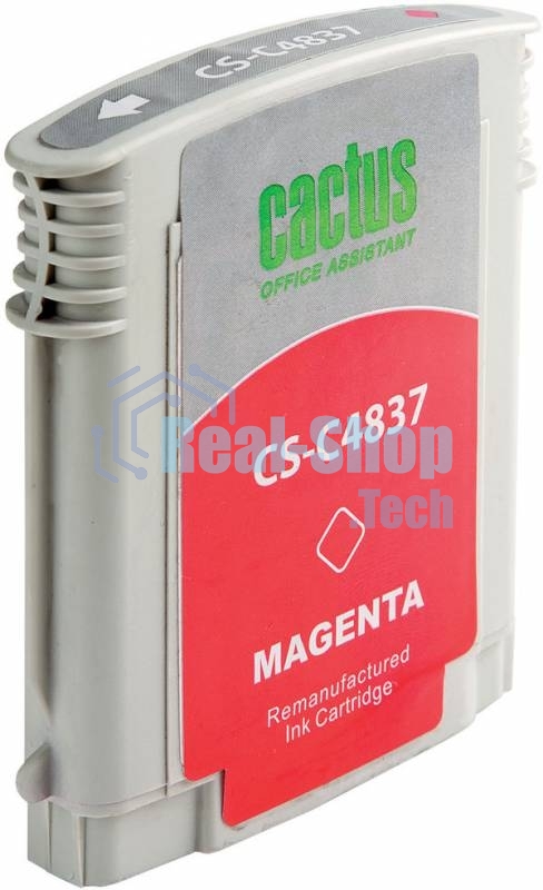 Картридж струйный Cactus CS-C4837 пурпурный (29 мл) для №11 HP 2000/2500/1000/1100/1200