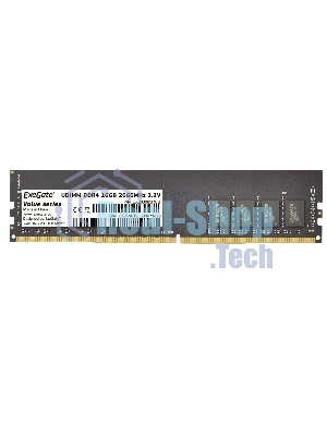 Оперативная память ExeGate, DDR4, 16GB (1x16 GB), 2666 MHz, CL19, DIMM, OEM