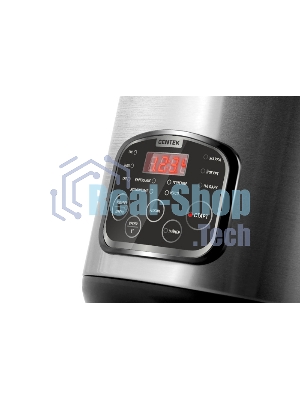 Мультиварка Centek CT-1490 (сталь)скороварка,1000Вт; 5.0л, 8 программ, ненагр крышка, а/п покр(4)