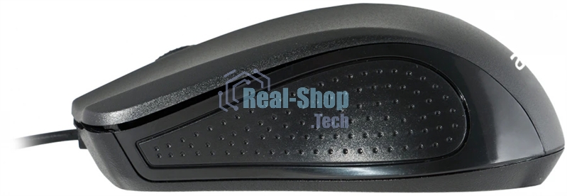 Мышь проводная Acer OMW010 черный, 1200 dpi, USB, кнопки - 3
