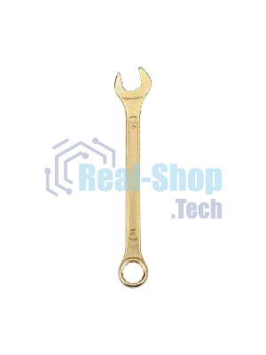 Ключ комбинированный Rexant 14 мм, желтый цинк