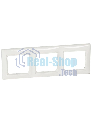 Рамка 3-м Valena горизонт. бел. (DIY-упак.) Legrand 694242