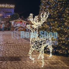 Фигура объемная Neon-night Олень 115х195 см, 528 LED, IP65, цвет свечения теплый белый
