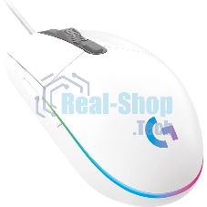 Мышь проводная Logitech G102 LIGHTSYNC белый, 8000 dpi, USB, кнопки - 6