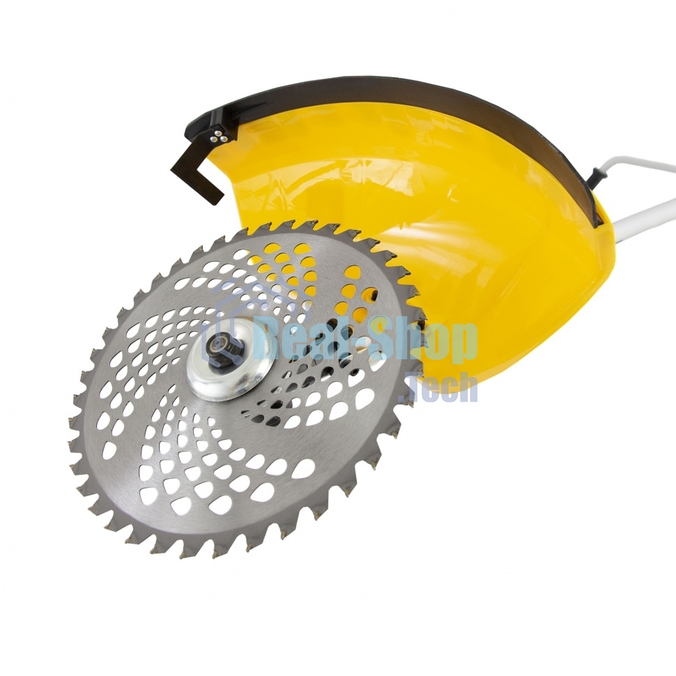 Триммер бензиновый Denzel DTL-43, 43 см3, неразъемная штанга, состоит из 2 частей