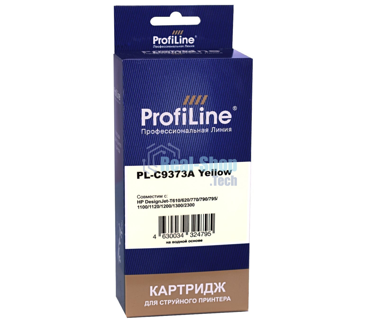 Картридж струйный ProfiLine PL-C9373A (№72) для HP DesignJet T1120ps/T1200/T2300/T1100 MFP Yellow