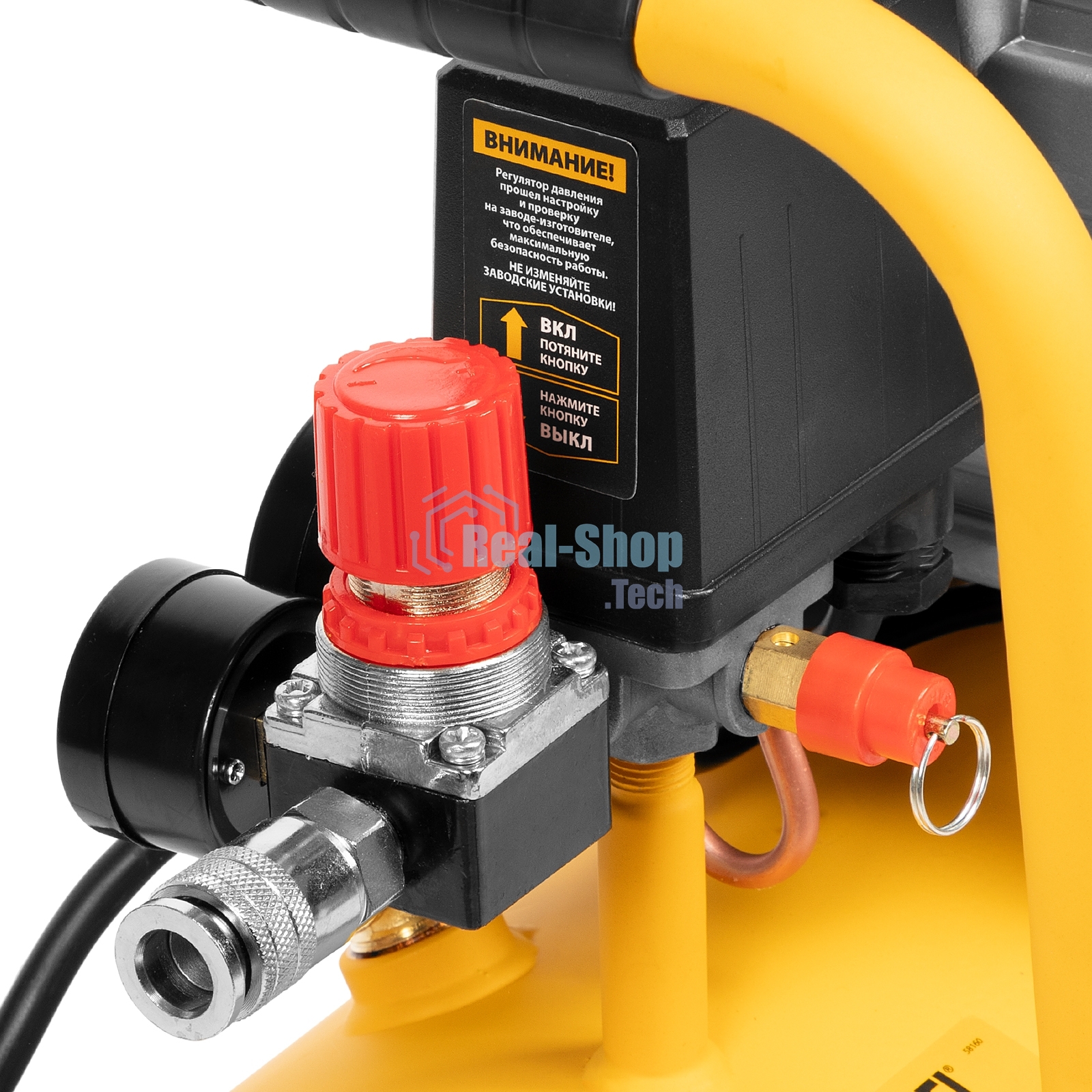 Компрессор воздушный Denzel DC1500/24 прям. привод, 1,5 кВт, 24 литра, 220 л/мин