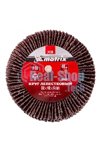 Круг Matrix лепестковый для дрели, P 40, 80x40x6 мм