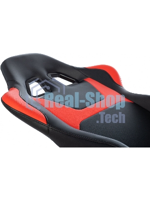 Кресло Zombie Game Penta черный/красный, экокожа, 120 кг, механизм качания