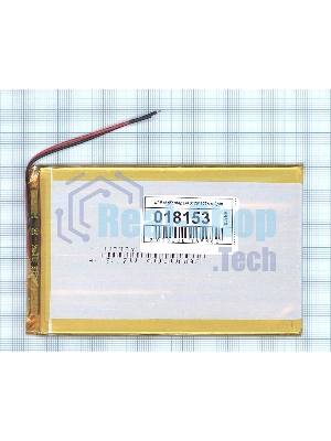 Аккумулятор Li-Pol (батарея) 3x75x123 мм 2pin 3.7V/4000mAh