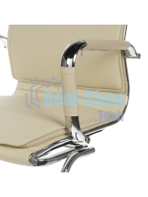 Кресло Бюрократ CH-993-Low-V/Ivory слоновая кость, экокожа, 120 кг, механизм качания, низкая спинка