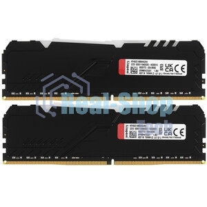 Оперативная память Kingston Fury Beast, DDR4, 64GB (4x16GB), 3200MHz, CL16, DIMM, радиатор, черный