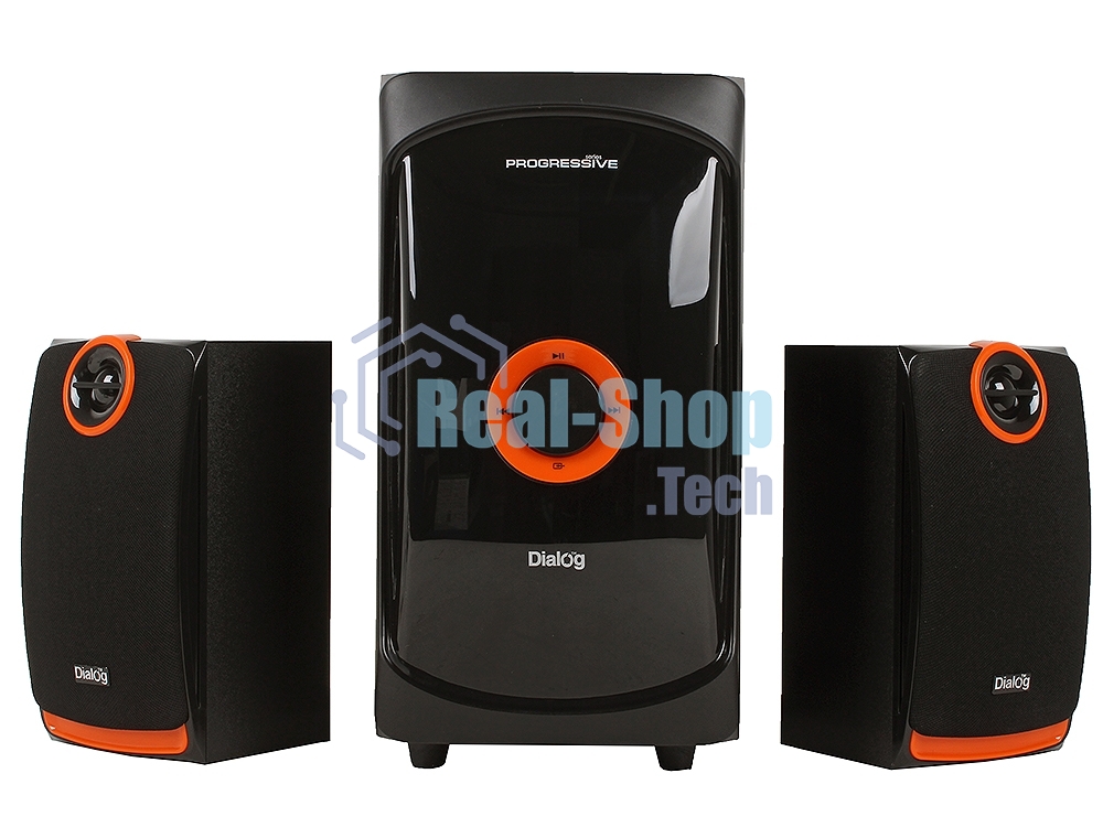 Акустическая система Dialog Progressive AP-200 черный2.1, 30W+2*15W RMS, USB+SD reader