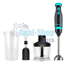 Блендер погружной Starwind SBP2322b 800Вт темно-серый/бирюзовый