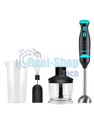 Блендер погружной Starwind SBP2322b 800Вт темно-серый/бирюзовый