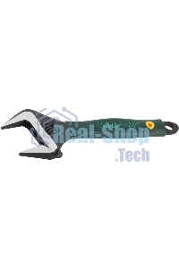 Ручной инструмент KRAFTOOL 27258-20 Ключ разводной Cr-V,фосфатир,эргоном рукоятка из эластомера,увелич зев,угол наклона губок 15град,200мм/8