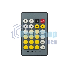 Контроллер LED для светодиодной ленты белый Mix 12/24 В, 72/144 Вт, 24 кнопки (IR)