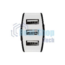 Зарядное устройство в прикуриватель Rexant 3 x USB, 1000mA, черный
