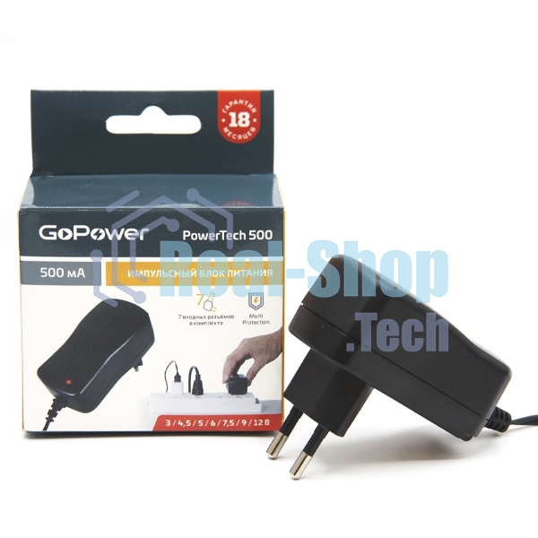 Блок питания GoPower PowerTech 500 универсальн. импульсный (1/100)