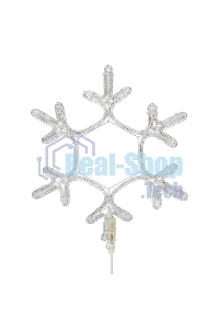 Фигура Neon-night Снежинка цвет свечения синий, размер 45х38 см