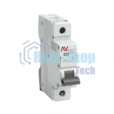 Выключатель автоматический модульный 1п C 50А 6кА AV-6 AVERES EKF mcb6-1-50C-av