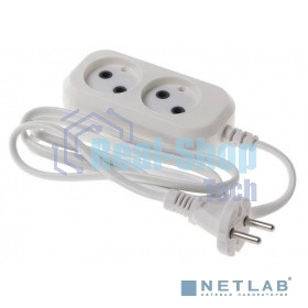 Сетевой удлинитель Buro BU-PSL2.1/W 1.5 м (2 розетки) белый (пакет ПЭ)