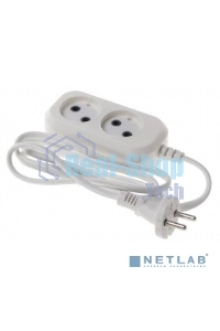 Сетевой удлинитель Buro BU-PSL2.1/W 1.5 м (2 розетки) белый (пакет ПЭ)