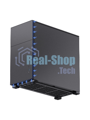 Компьютерный корпус без блока питания JONSBO D41 STD Black ATX без БП, боковая панель из закаленного стекла, mini-ITX, micro-ATX, ATX, черный