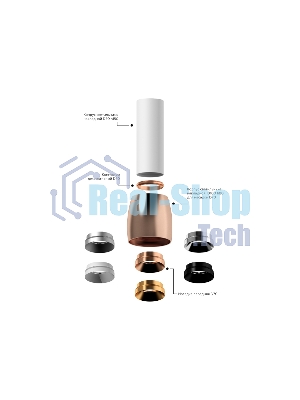 Корпус светильника C1144 PPG золото розовое полированное D100*80*H100mm MR16 GU5.3