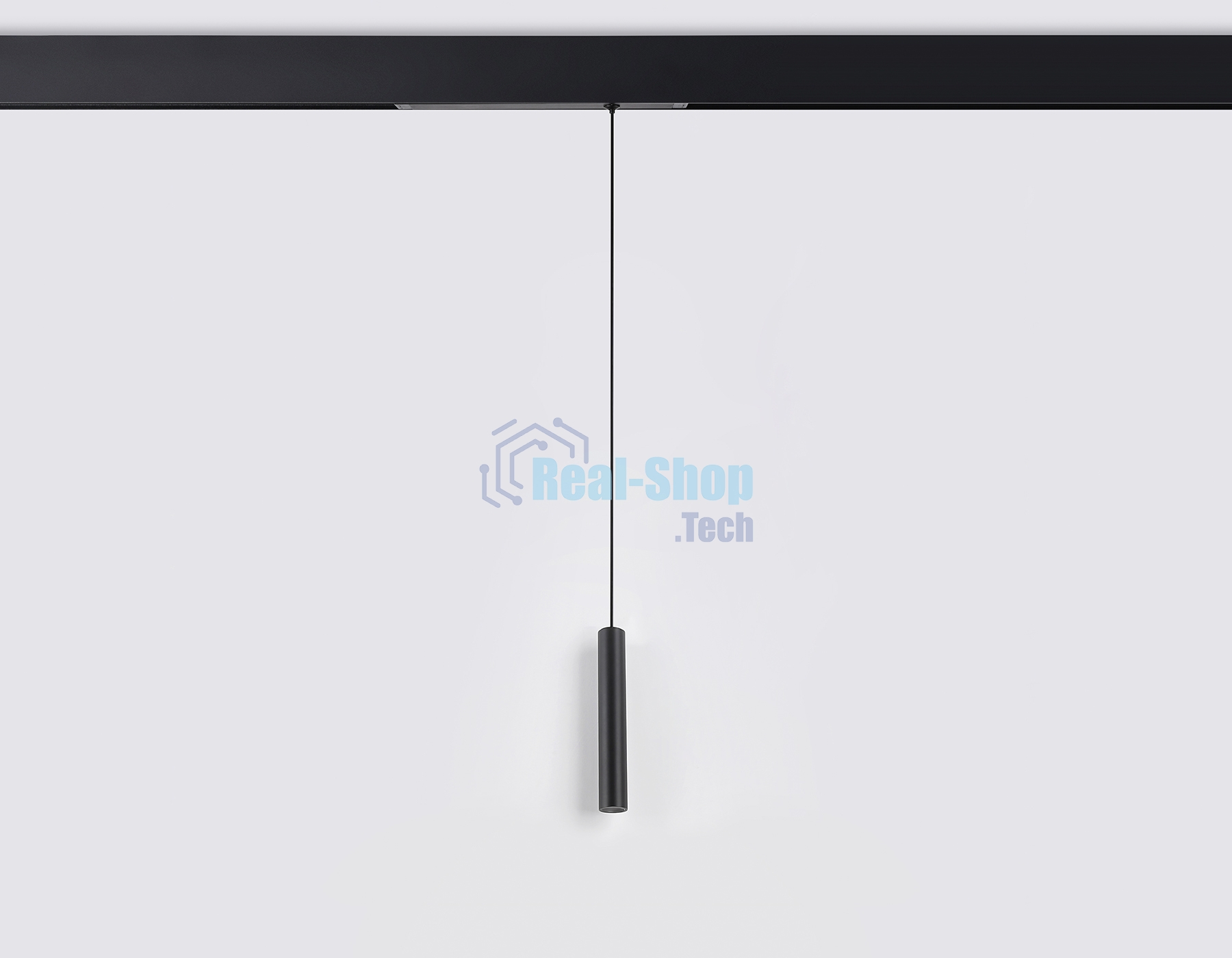 Управляемый светодиодный светильник для шинопровода Magnetic Ambrella light GL1432 BK черный IP20 10W 3000K-6400K 220V 24° D35*240 H1500 (Без ПДУ)