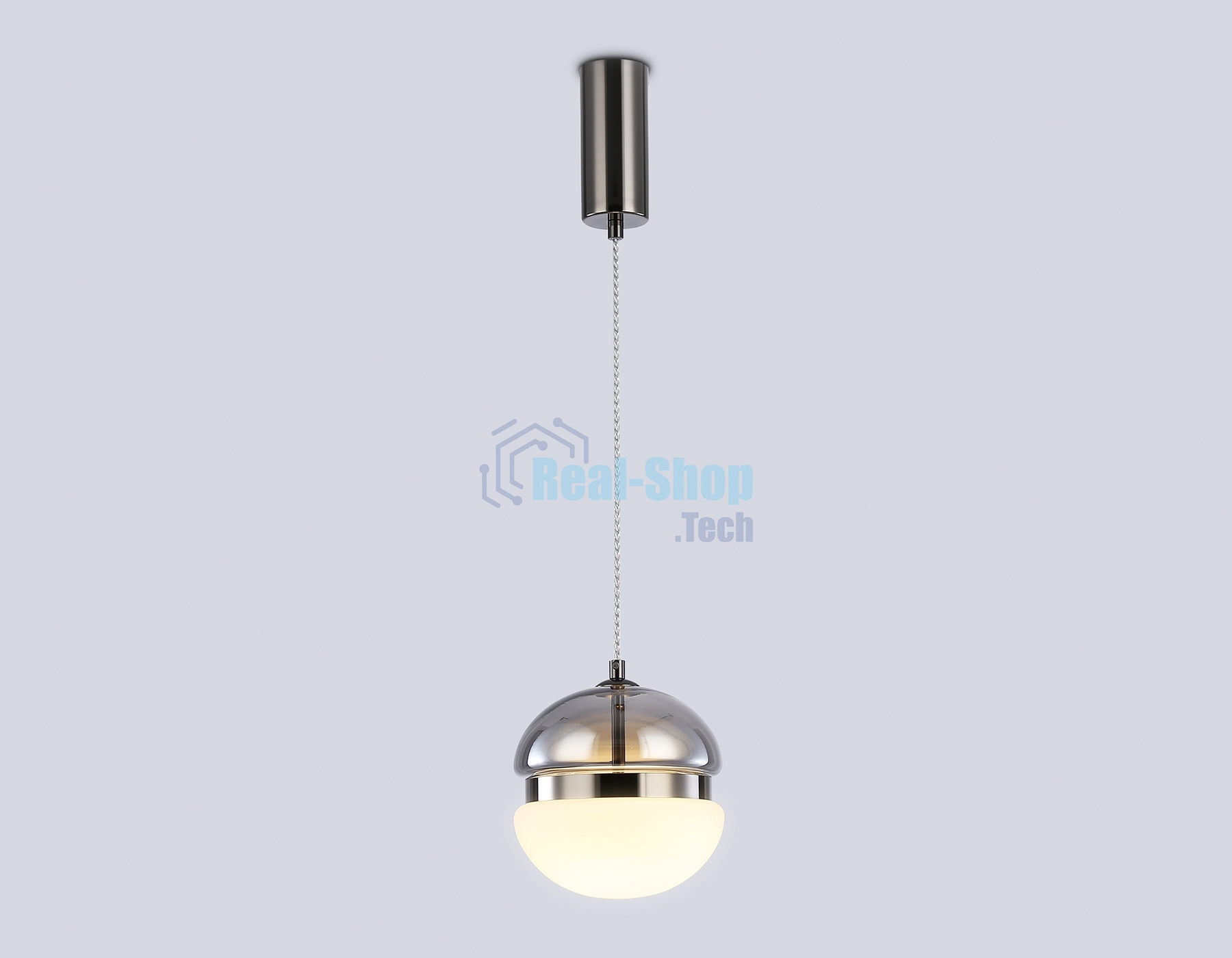 Подвесной светодиодный светильник Ambrella light LH11003 SM/FR дымчатый/белый матовый 20W 3000K D180*200