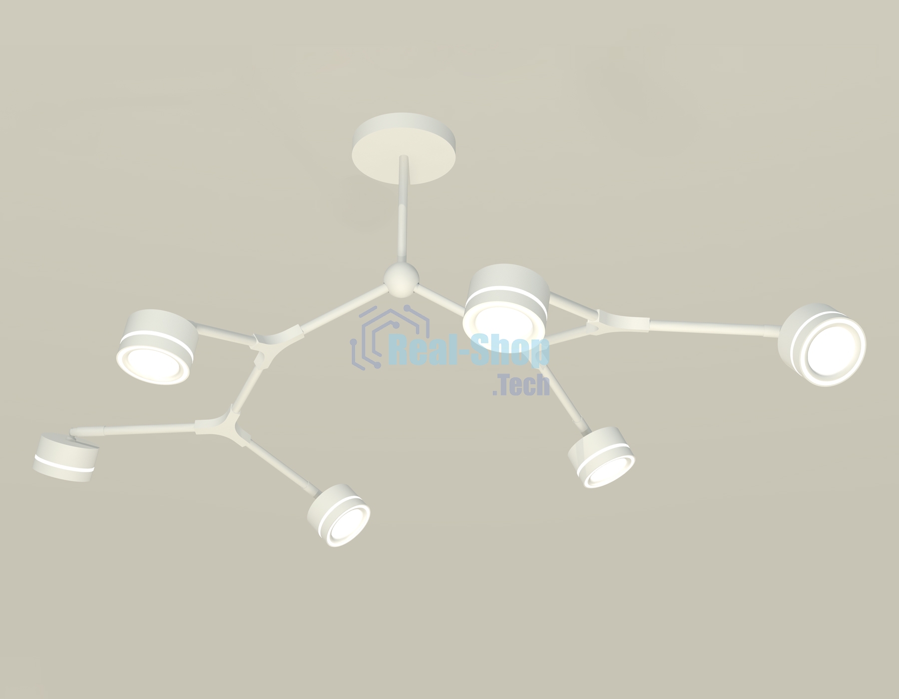 Светильник Ambrella light XB9055201/6 SWH/FR белый песок/белый матовый GX53 (C9055, N8433)