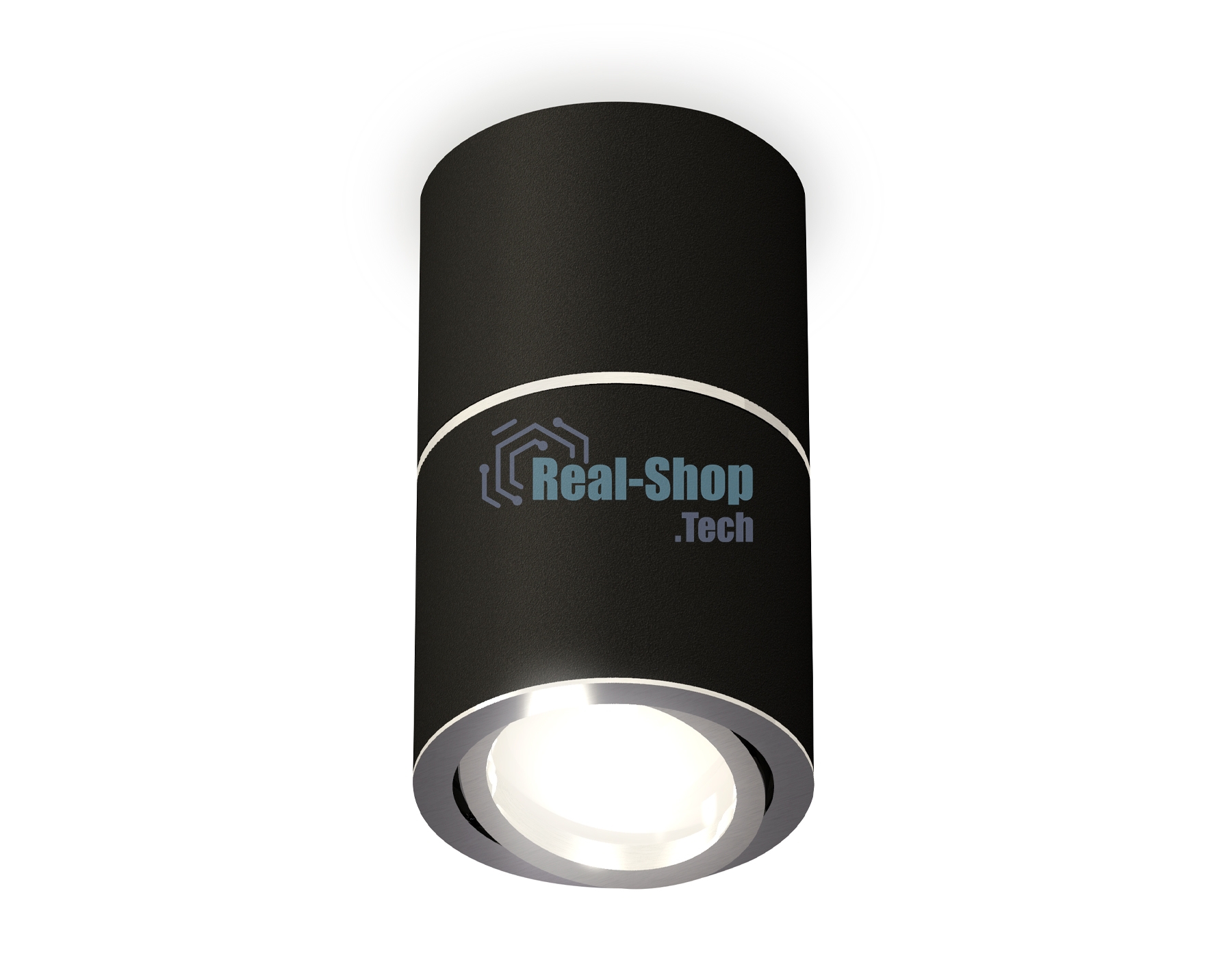 Светильник Ambrella Light XS7402140 SBK/PSL черный песок/серебро полированное MR16 GU5.3 (C7402, A2070, C7402, N7003)