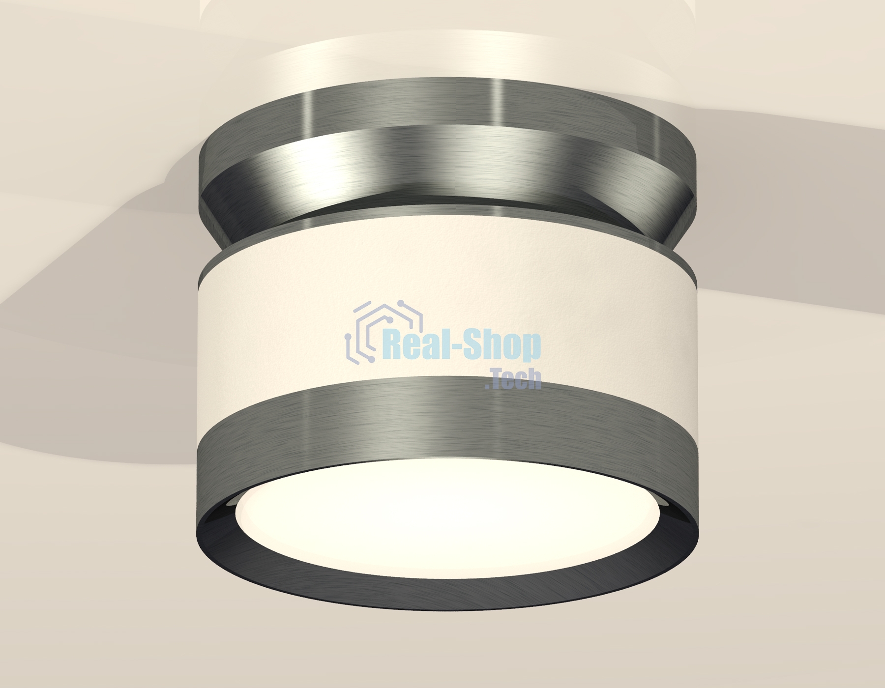 Светильник Ambrella Light XS8101070 SWH/PPH белый песок/графит полированный GX53 (N8919, C8101, N8133)