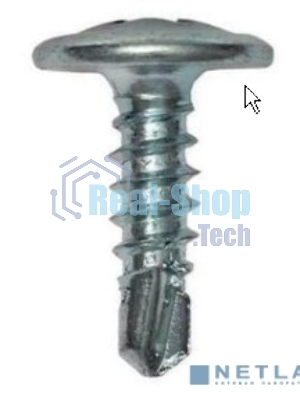 Саморез с пресс-шайбой Dkc CM274032 4.2x32 со сверлом оцинкованный (уп. 100 шт)
