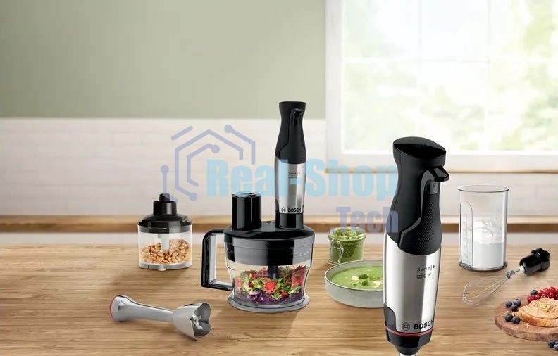 Блендер погружной Bosch MSM6M871 черный, 1200 Вт, 1 скорость