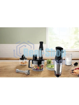 Блендер погружной Bosch MSM6M871 черный, 1200 Вт, 1 скорость