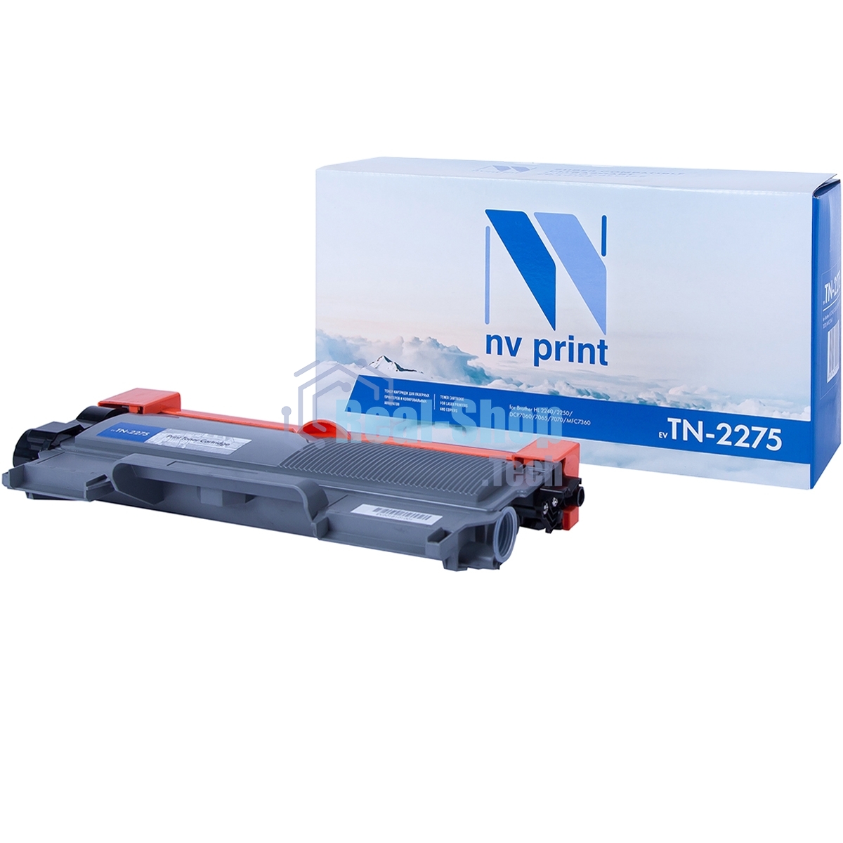 Картридж NVPrint совместимый Brother TN-2275T для HL-2240R/2240DR/2250DNR/DCP-7060DR/7065DNR/7070DWR/MFC-7360NR/7860DWR/FAX-2845R/FAX-2940R (2600k)
