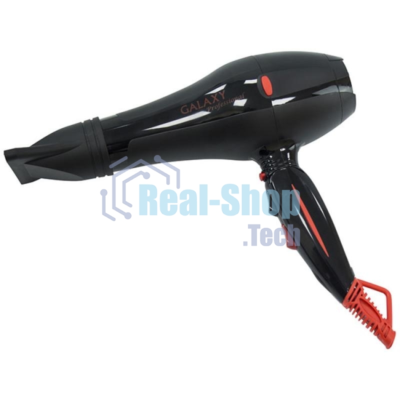 Фен для волос профессиональный Galaxy Line GL 4330, черный,2200 Вт, 2 скорости потока воздуха, 3 температурных режима, функция 