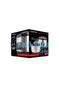 Мультиварка Centek CT-1490 (сталь)скороварка,1000Вт; 5.0л, 8 программ, ненагр крышка, а/п покр(4)