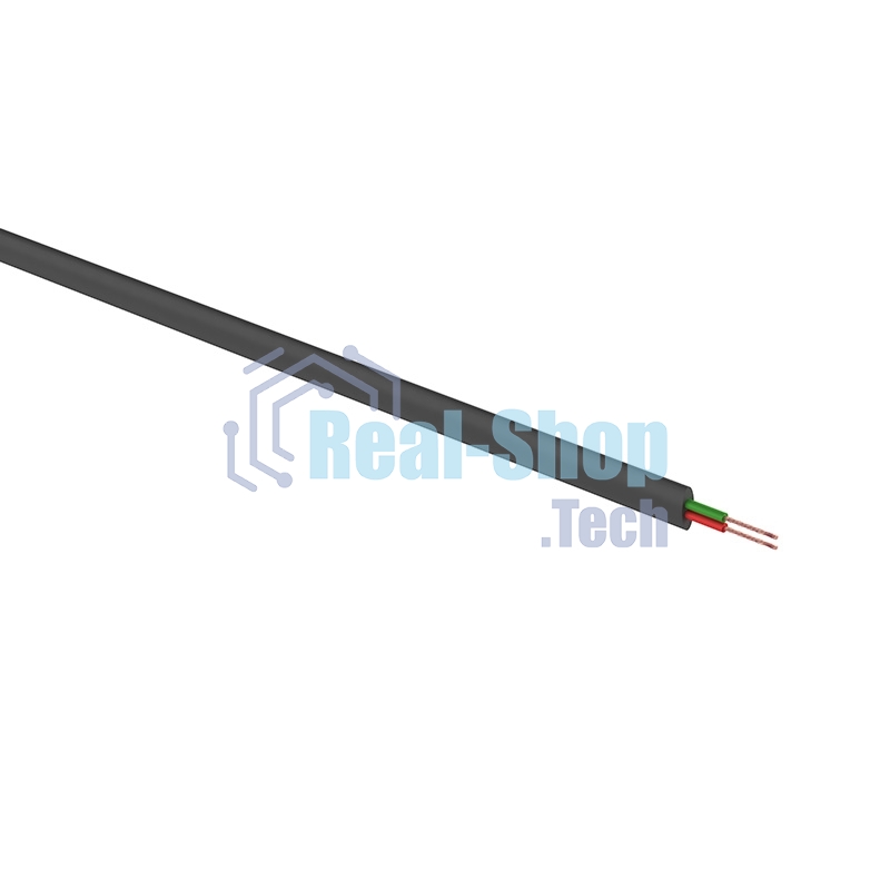 Телефонный кабель Rexant ШТЛП 2 жилы Cu, черный, 100 м