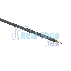 Телефонный кабель Rexant ШТЛП 2 жилы Cu, черный, 100 м