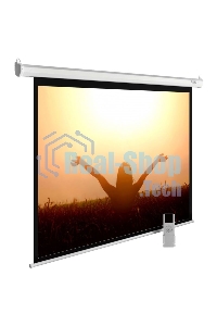 Экран Cactus 165x220 см MotoExpert CS-PSME-220x165-WT 4:3 настенно-потолочный рулонный белый (моторизованный привод)